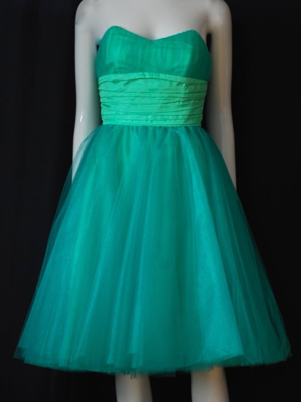 Betsey Johnson Light Green Strapless Party Dress - USA
